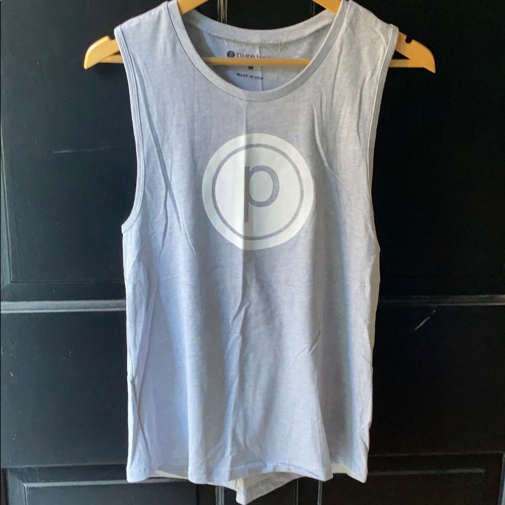 COPY - Pure Barre Circle P Jersey Muscle Tank